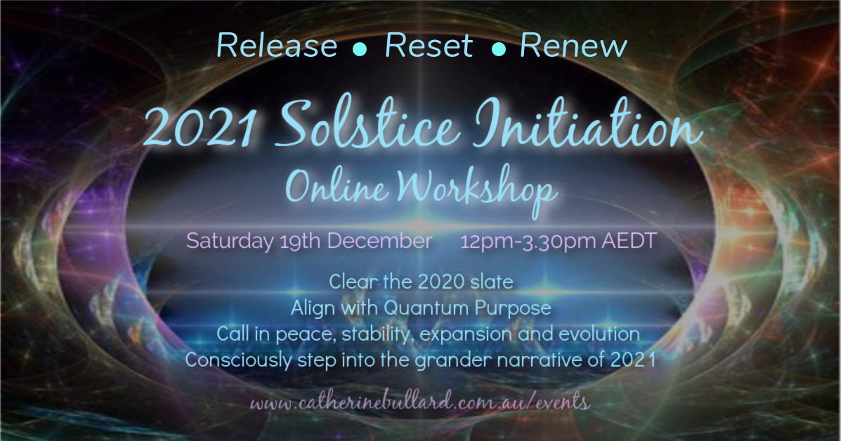 2021 Solstice Initiation Workshop 2021 Solstice Initiation Workshop